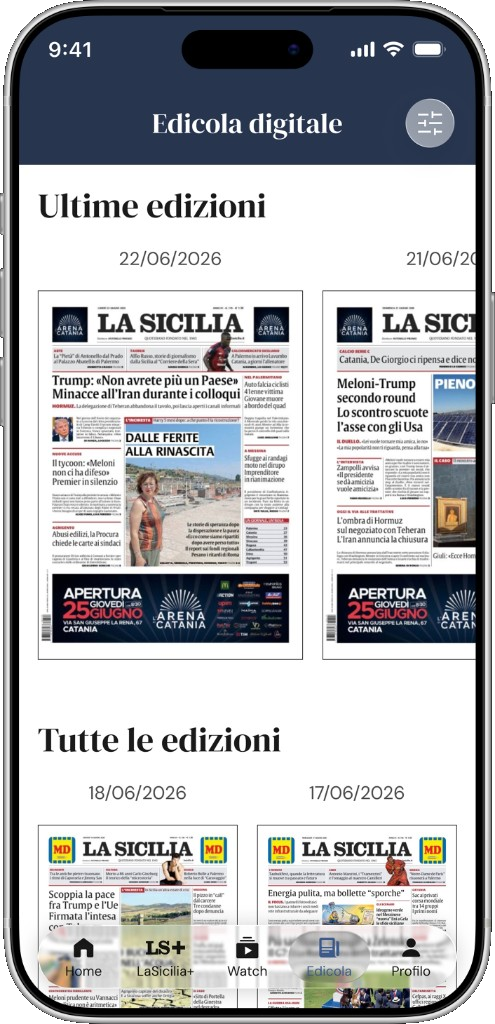 App La Sicilia — Edicola digitale