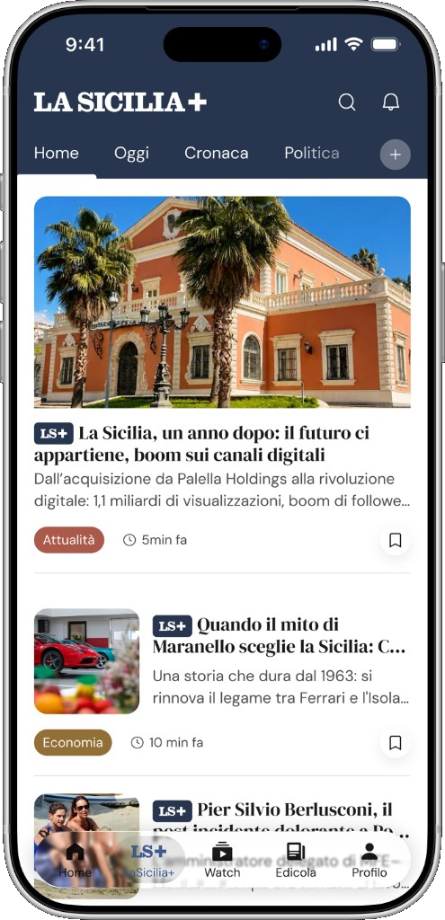 App La Sicilia — LaSicilia+