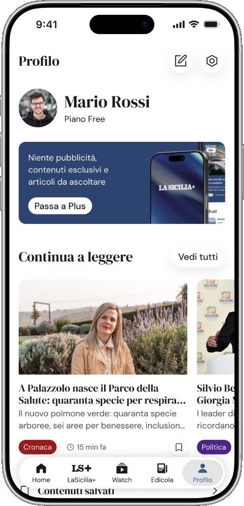 App La Sicilia — Profilo