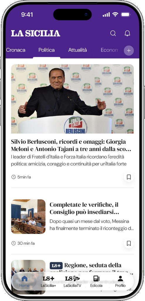 App La Sicilia — Politica