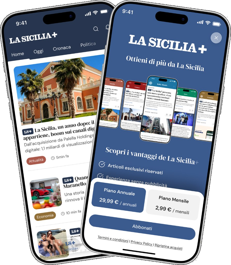 App La Sicilia — paywall e contenuti Plus